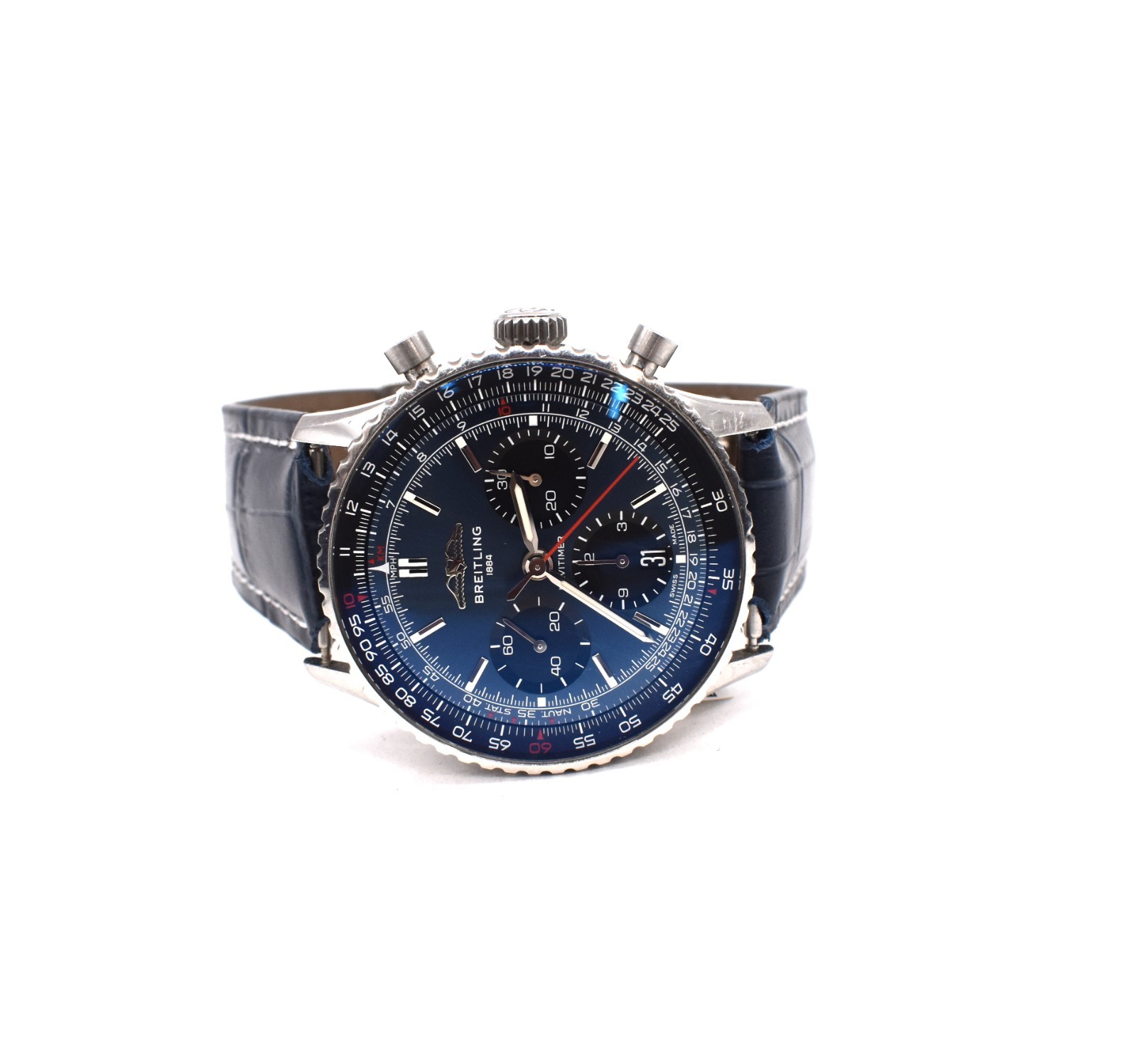 Breitling Navitimer AB0139 B01 Blue Dial Chronograph Wristwatch – 41mm