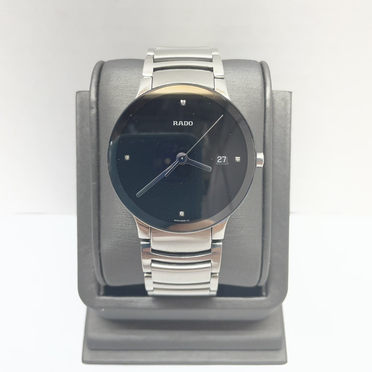 RADO CENTRIX 115.0927.3 BLACK DIAL DIAMOND QUARTZ WATCH (CMP127201)