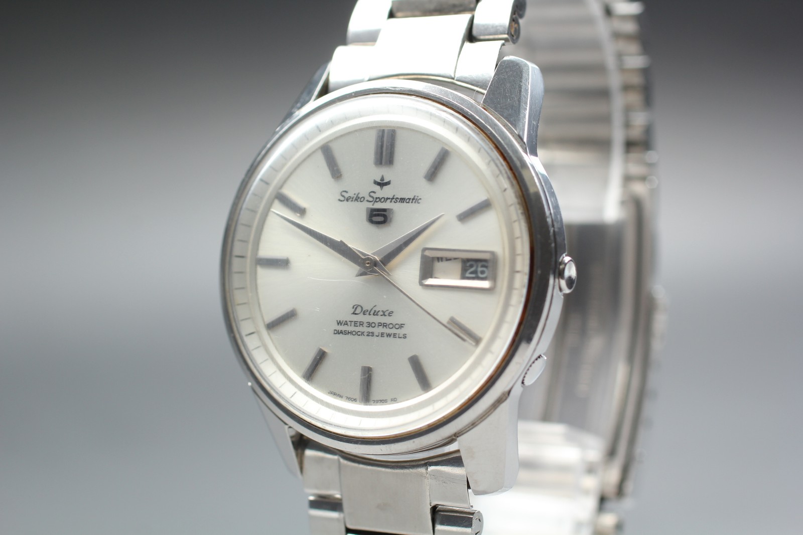 Vintage 1964 [As-Is] SEIKO SPORTSMATIC5 DX 7606-7971 23J Automatic Men’s Watch