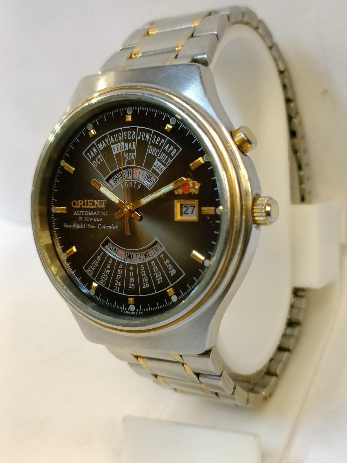 ORIENT PERPETUAL MULTI-YEAR CALENDAR AUTOMATIC JAPAN MEN’S WORKING CONDITION