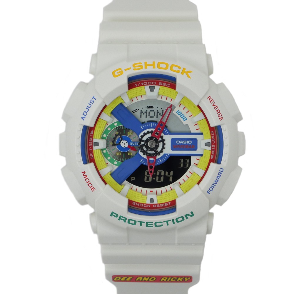 Casio G SHOCK DEE AND RICKY Collaboration GA 111DR 7AJR White Men’s Watch