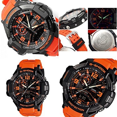 Orange Public Servant Fire Brigade Rescue Self Defense Forces G SHOCK Sky Cockpi
