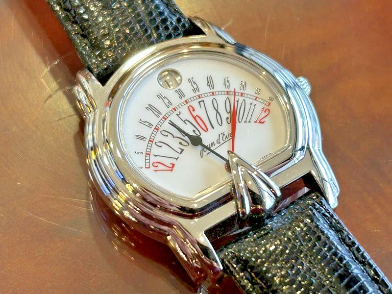 Jean d’Eve Sectora Automatic 655451BESAA Retrograde Silver Dial Swiss Watch Card