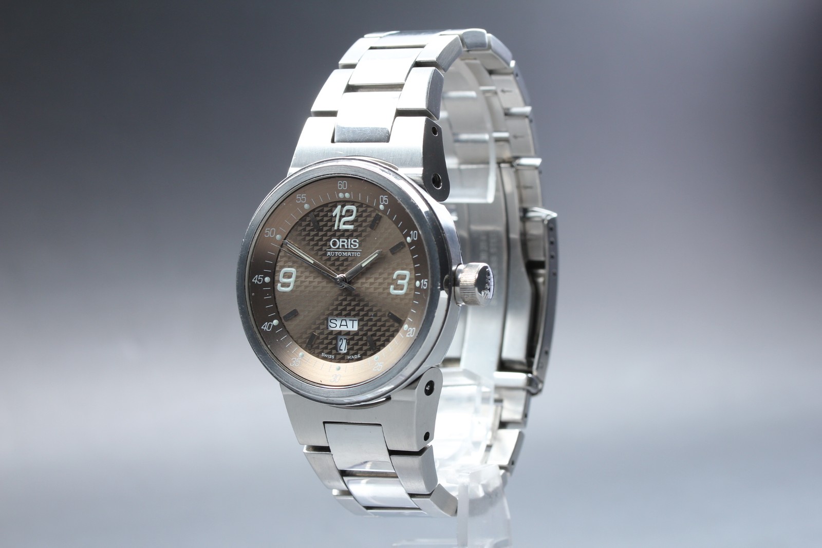 AS-IS [Exc+5] ORIS 7560 Automatic Williams F1 brown Dial Day Date Men’s watch