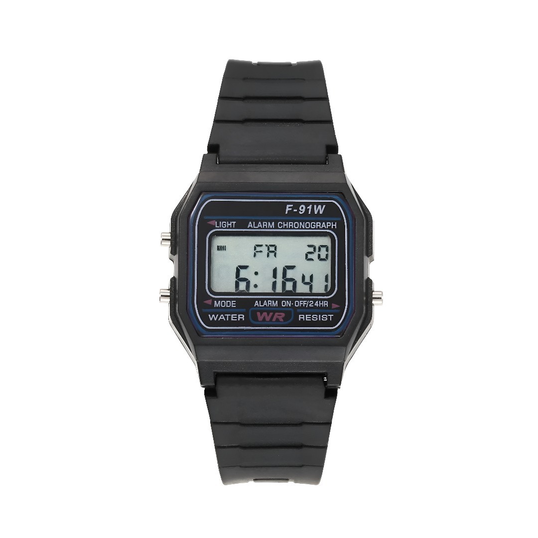 F 91W Classic Digital Resin Strap Watch Stopwatch Chronograph Sport Unisex Men