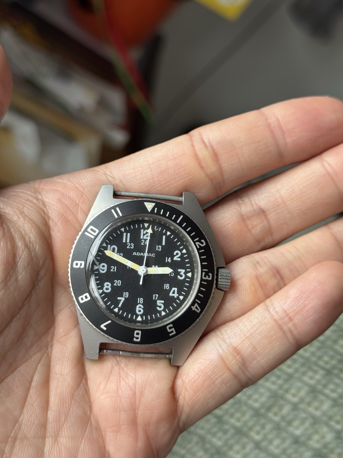 Adanac Watch Gallet Marathon US Military Issue Watch 1988 Quartz