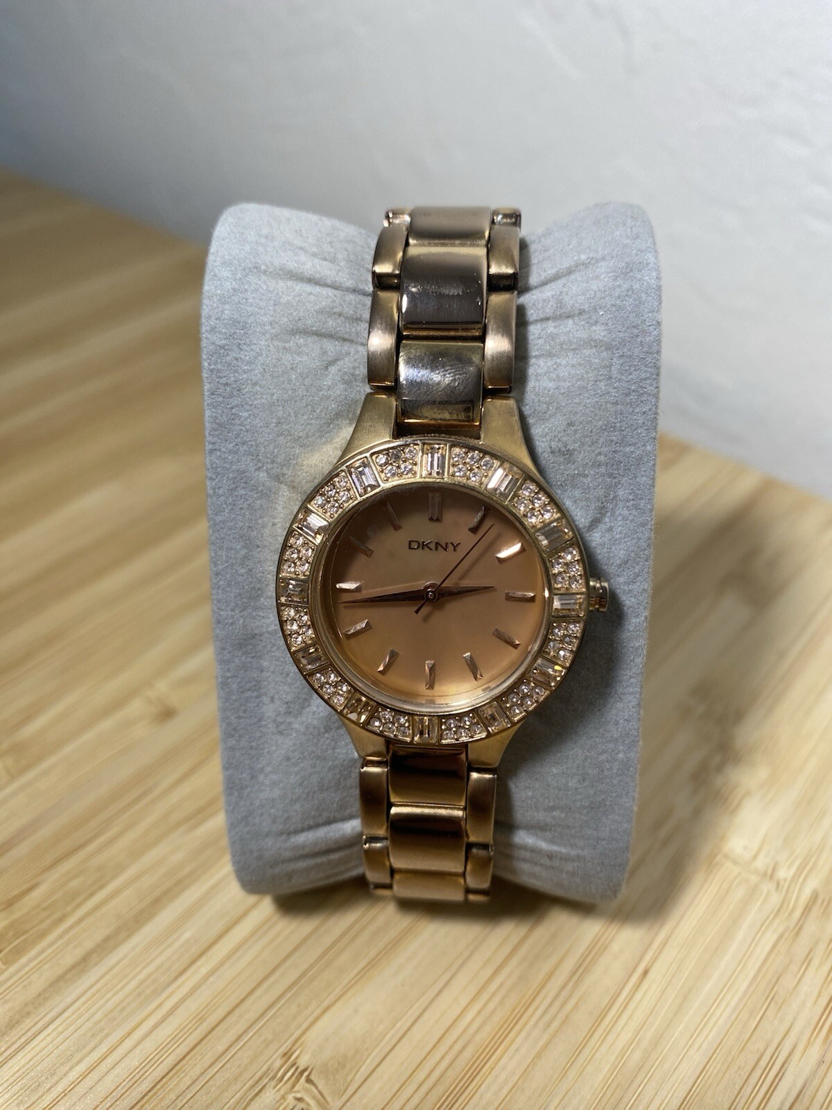 Women’s DKNY Chambers Rose Gold Tone NY8486 Watch 11mm Band