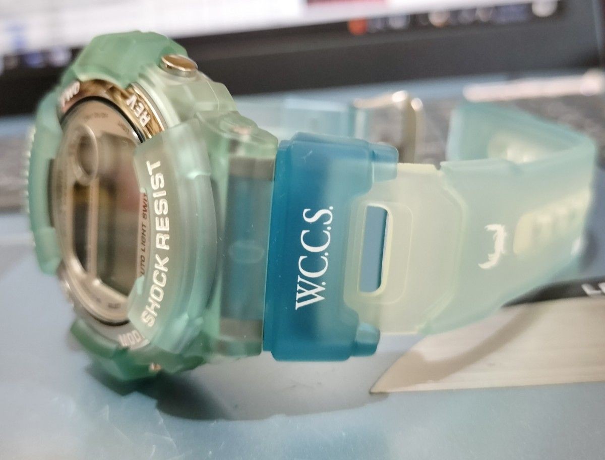 G SHOCK commonly known as Manta CASIO W.C.C.S. DATA MEMORY WR20BAR Clear item