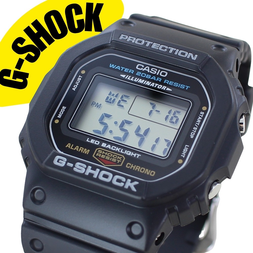Battery Life 5 Years Casio G Shock Men s Digital DW 5600UE 1JF Watch Birthday