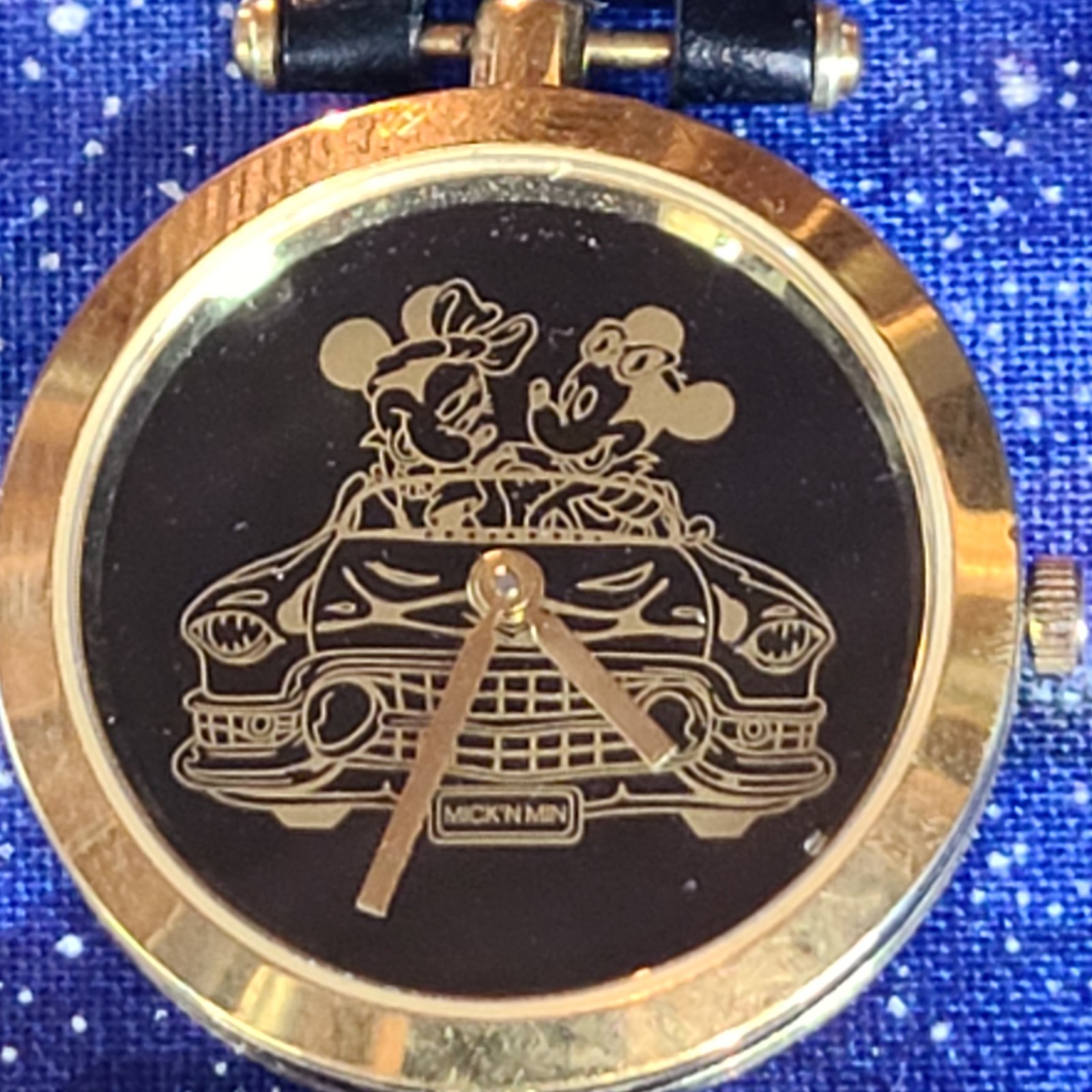 Disney Pedre Mickey Minnie Cadillac Rumble Seat Vintage Watch Ready To Wear