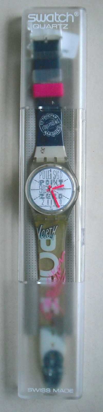 Vintage Swatch Watch Space Tracing GK163 1993 Unisex Adult NEW Swiss Quartz