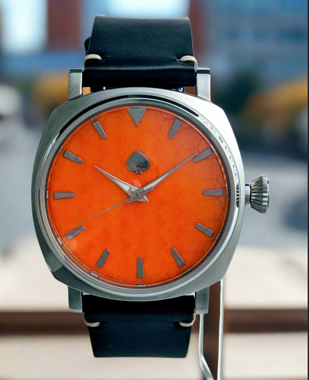 PAROS Honeycomb – Automatic Watch Orange Dial (Penna, USA)
