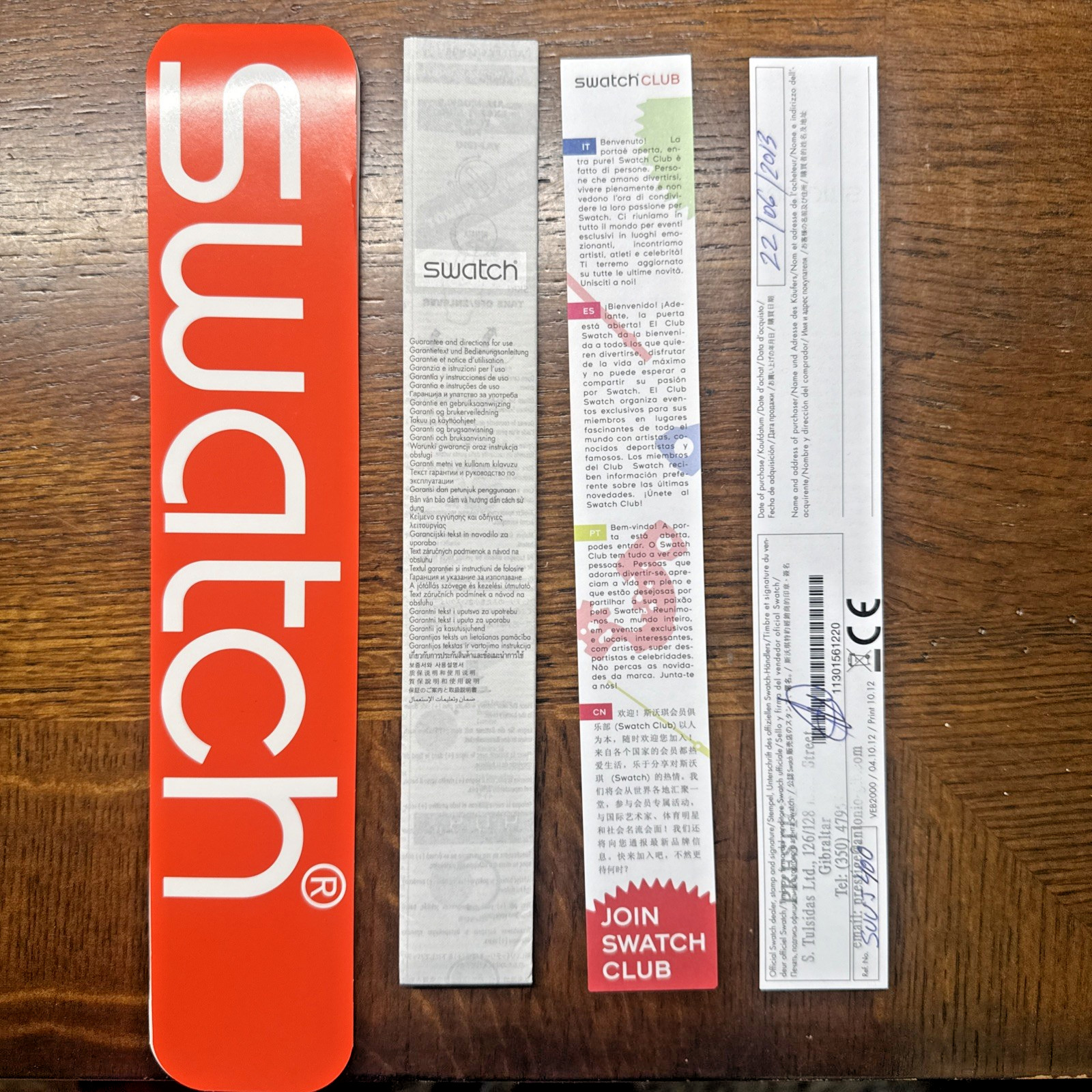 Swatch Playero / Scuba Libre 4SUUJ400 44mm Blue / Yellow – Unused w/ Box EXC