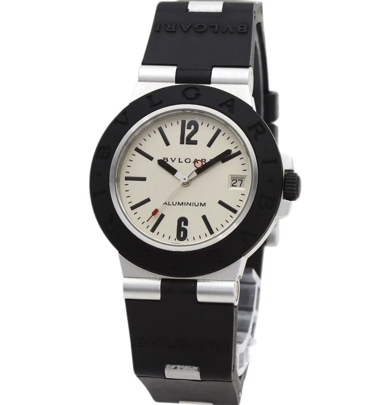 BVLGARI aluminum Watches AL38A aluminum/Rubber mens