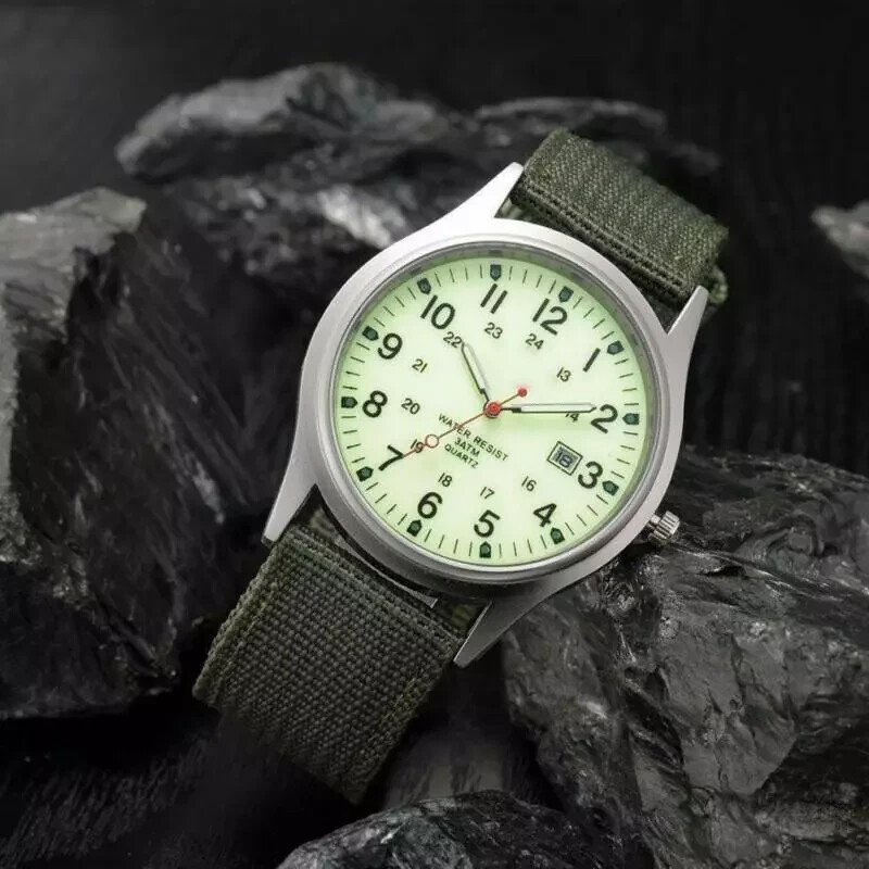 Super Luminous Soki Quartz Watch – new – Men’s Military Style Watch