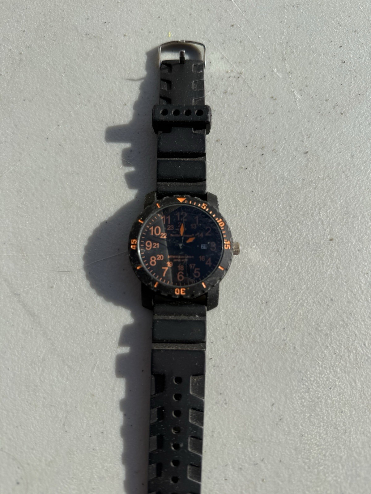 Smith & Wesson Orange Dive watch Silicone Band