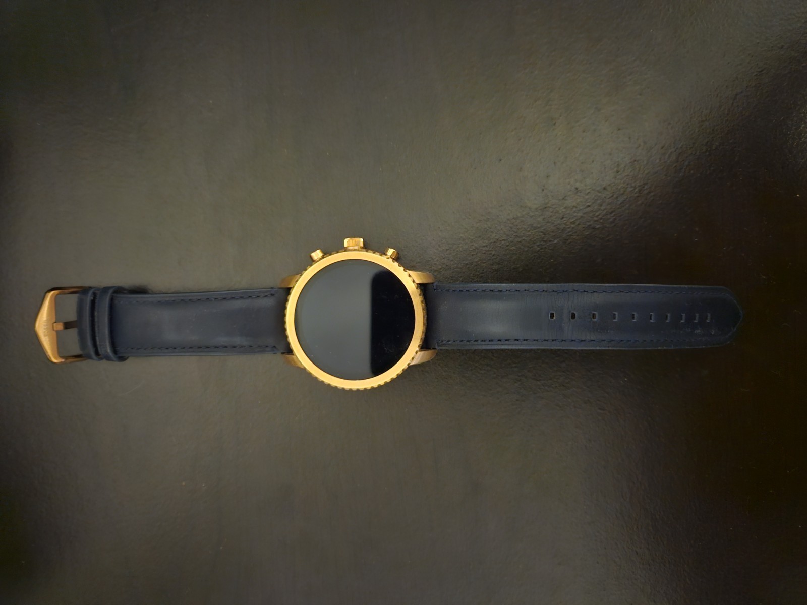 Fossil Q Explorist Gen 3 Smart Watch FTW4002 Blue Leather Band