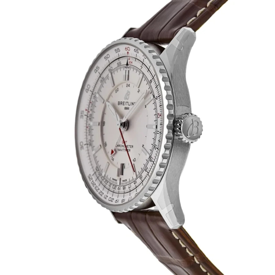 New Breitling Navitimer Automatic 41 GMT Beige Dial Men’s Watch A32310211G1P1