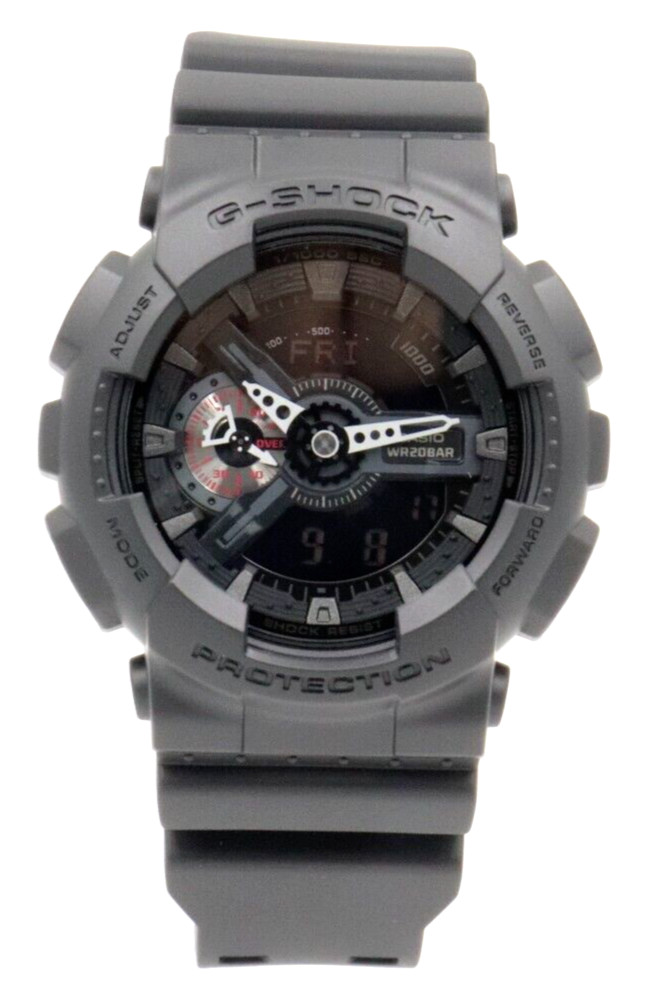 New Casio G-Shock Chronograph Analog-Digital Men Watch 52mm GA110MB-1A $130