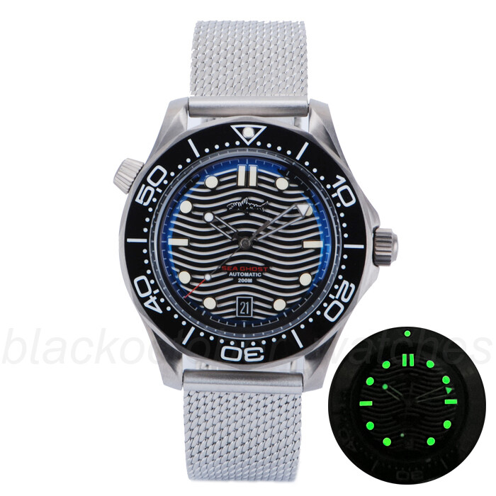 Heimdallr Sharkey NTTD Titanium Sea Ghost NH35 Dive 200M Automatic Watch 42mm V2