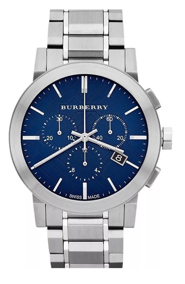 BURBERRY The City BU9363 Blue Dial Stainless Steel Men’s Watch 42mm