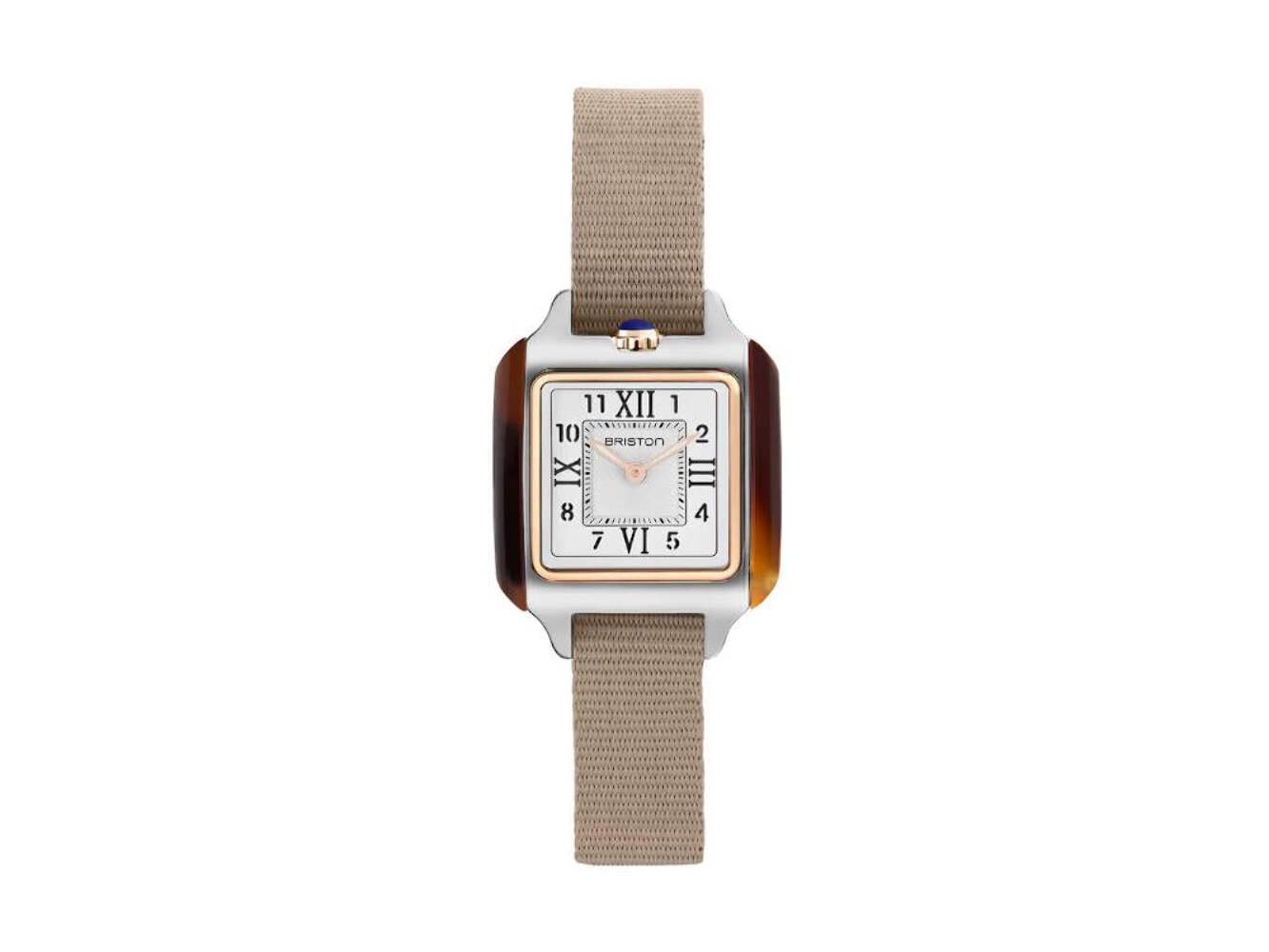 Briston Streamliner Kennedy Petite Quartz Watch, White, 25 cm, 252025.PRA.T.2.NT