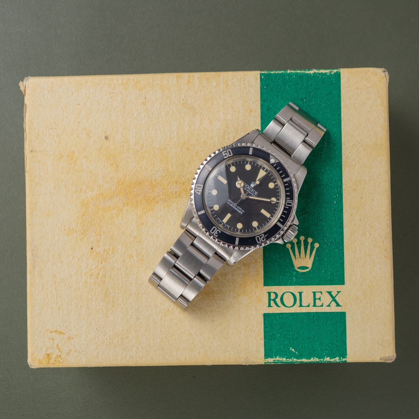 Rolex Submariner Ref. 5513 – Box and Papers – 1977