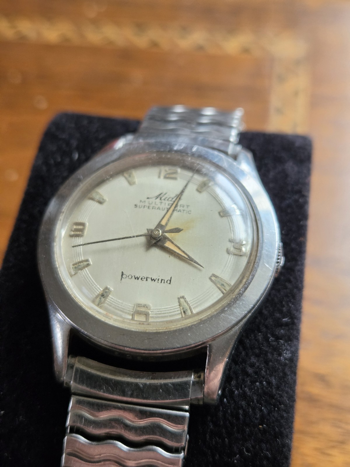 Mido Multifort Super Automatic Powerwind Watch Runs Great