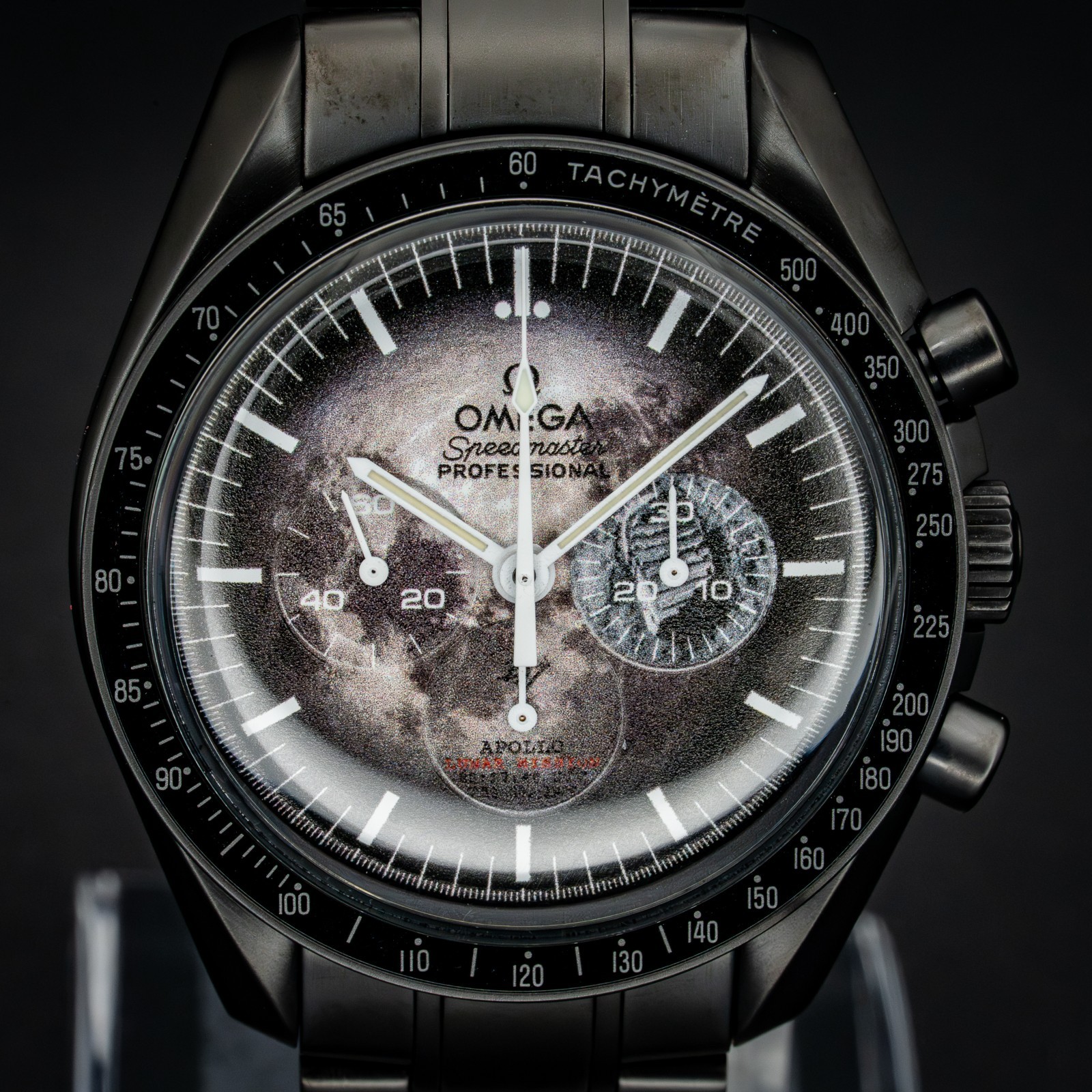 Black Venom Custom OMEGA Speedmaster Moonwatch Professional 311.30.42.30.01.005