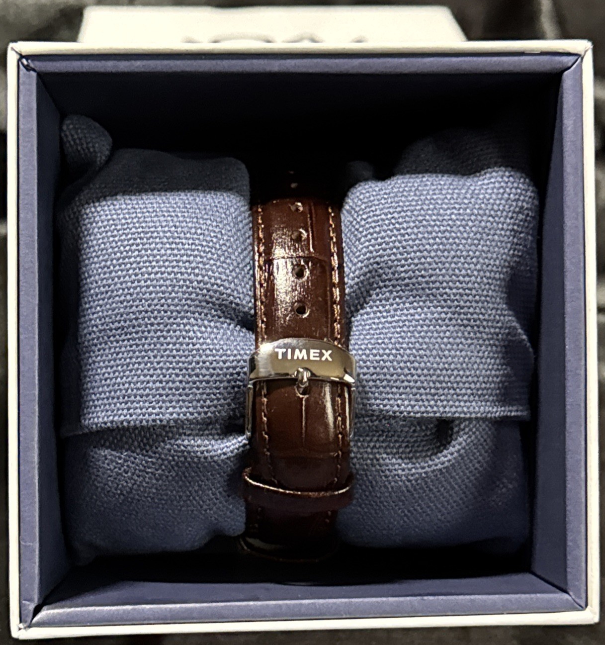Noah x Timex Moon Phase Watch Stainless Steel Silver Brown Strap New