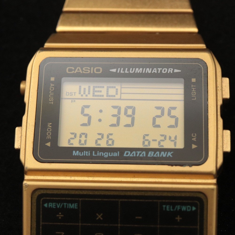 CASIO Digital Watch Data Bank International Model Cheap Casio DBC-611G