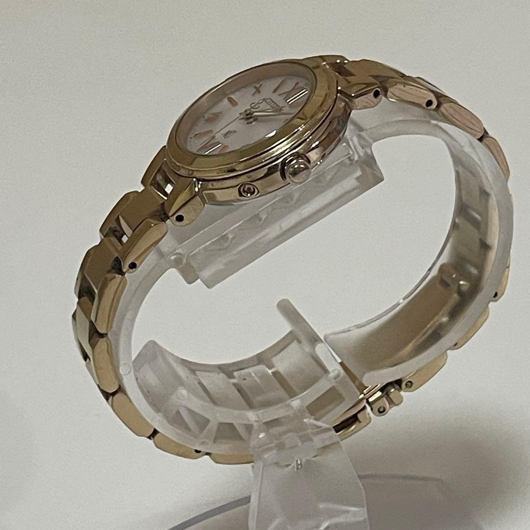 [Excellent Condition, Radio-Controlled Solar] Citizen Cross Sea Watch H058 Pink