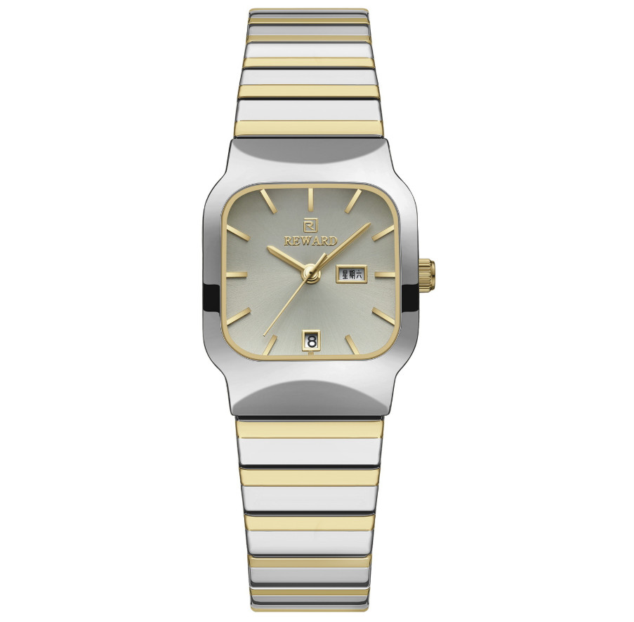 Square Double-point Casual Couple Functional Watch Weight 130g