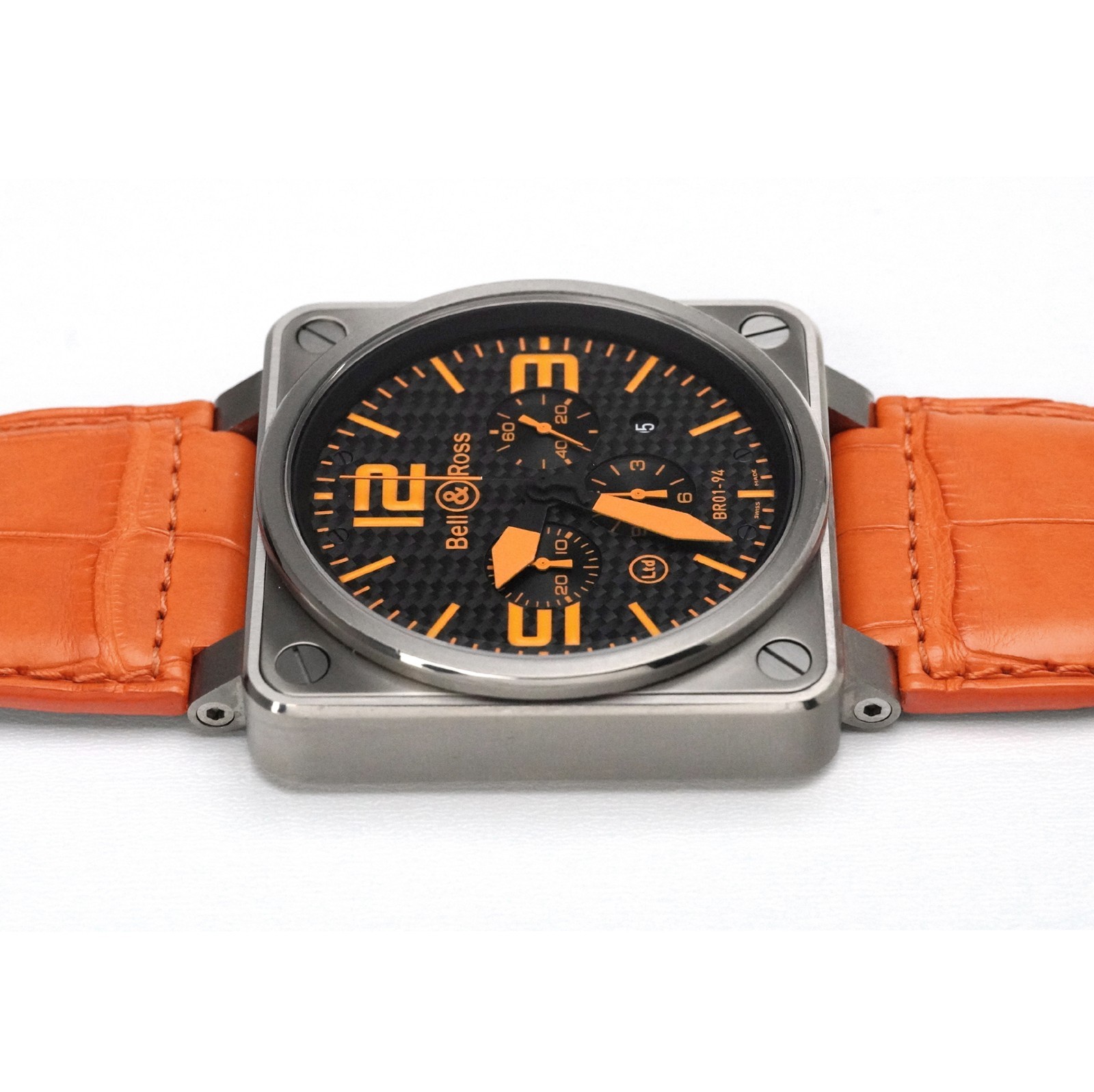 Bell & Ross BR01-94 Chronograph Titanium Orange Limited BR01-94-TO Wristwatch