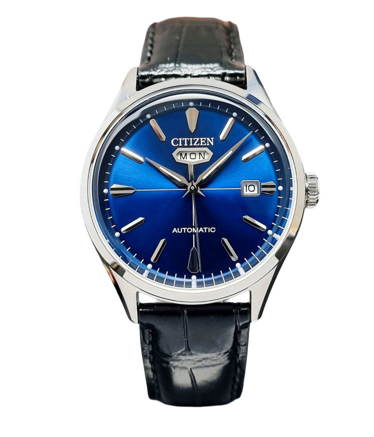 Citizen Automatic Blue Dial Day Date Men’s Watch NH8390-20L