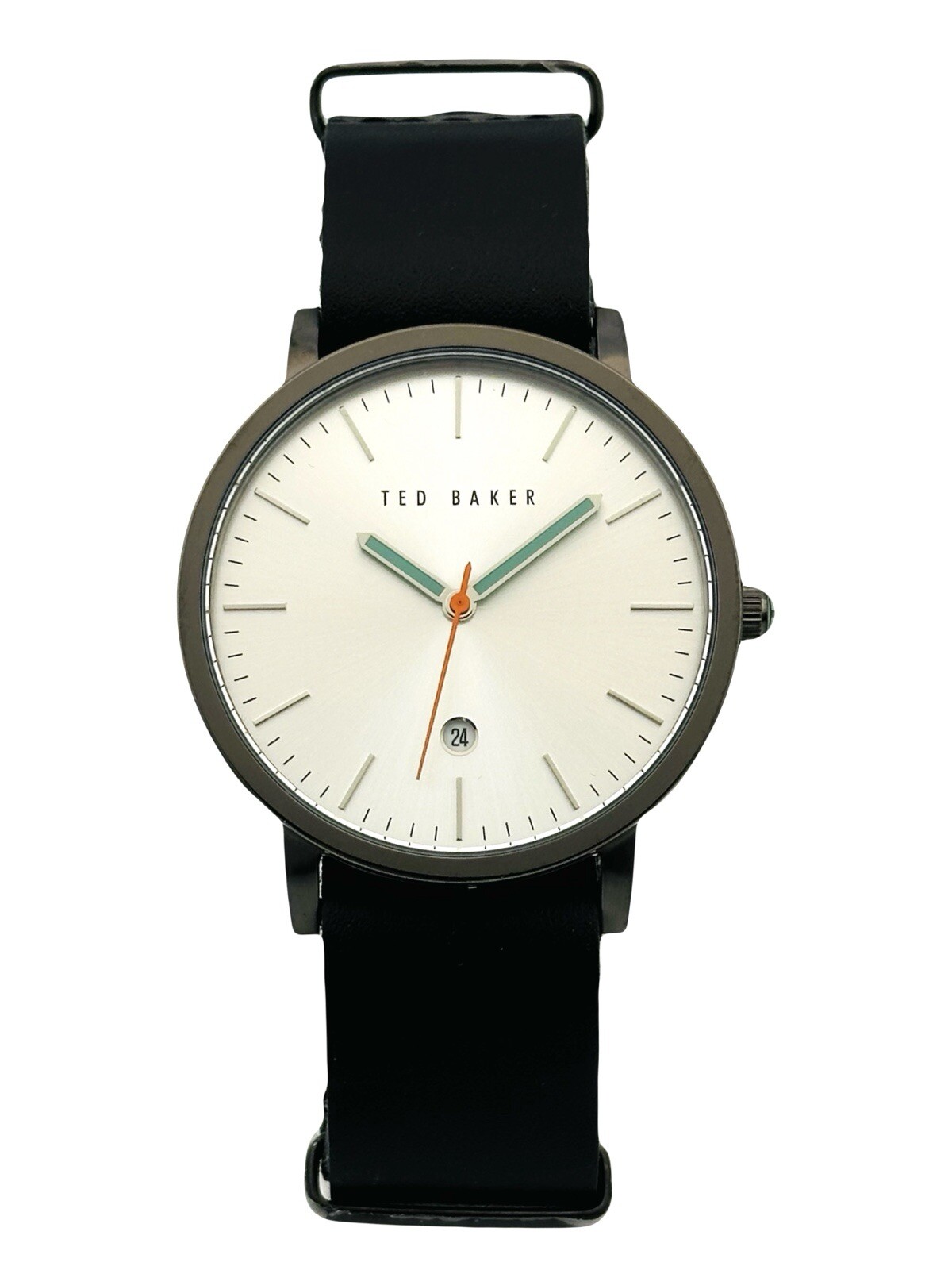 Ted Baker Unisex TE10026445 SMART CASUAL Black Leather Strap Watch