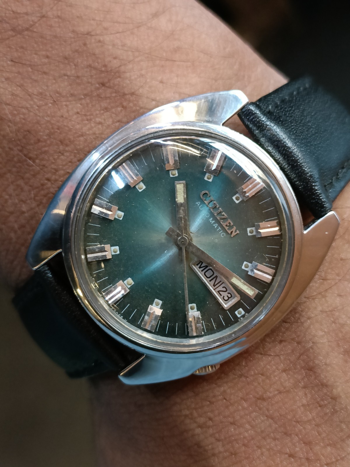 CITIZEN AUTOMATIC PATINA DIAL JAPAN MEN’S WORKING CONDITION