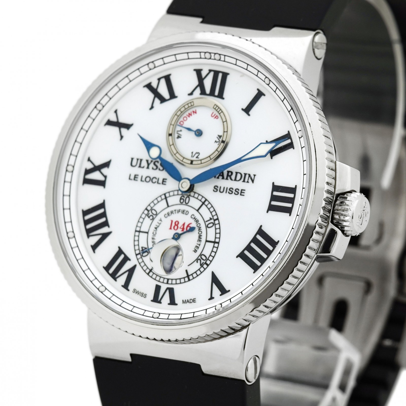 Ulysse Nardin maxi marine chronometer 263-67 Automatic White Dial Men