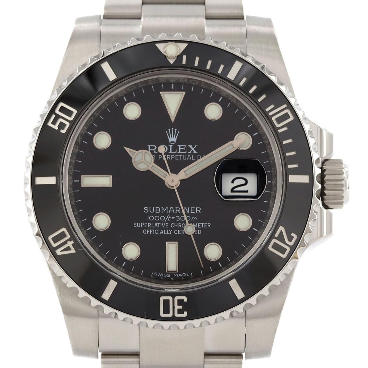 Authentic Rolex Submariner Date 116610LN Stainless Steel Mechanical Automati…