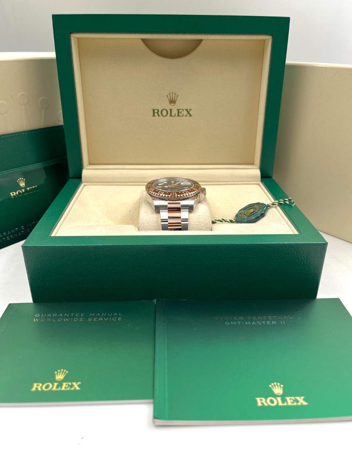 Rolex GMT Master II Rootbeer Two Tone Bracelet 126711CHNR Pre-Owned 2022
