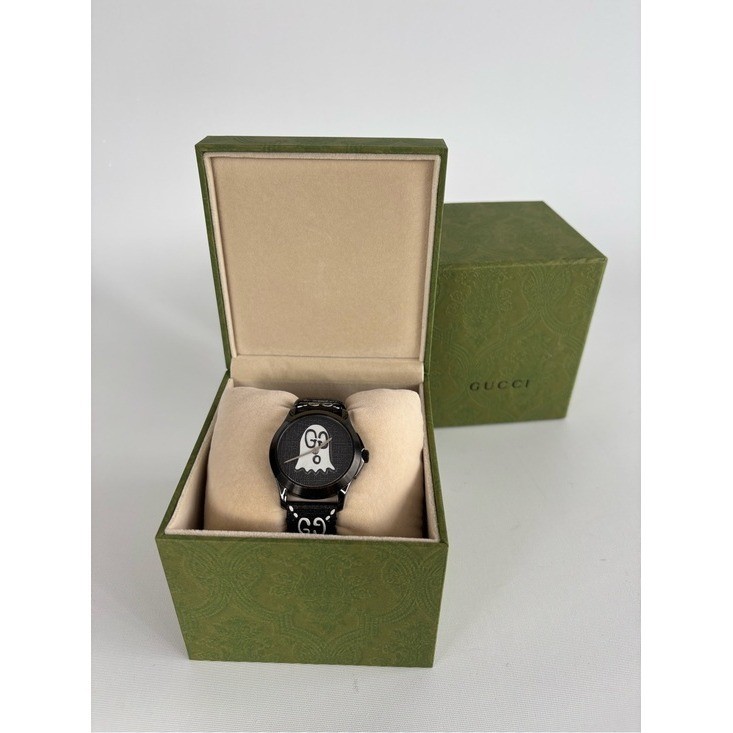 Gucci G-Timeless Ghost Limited Edition Black PVD Watch Swiss Made