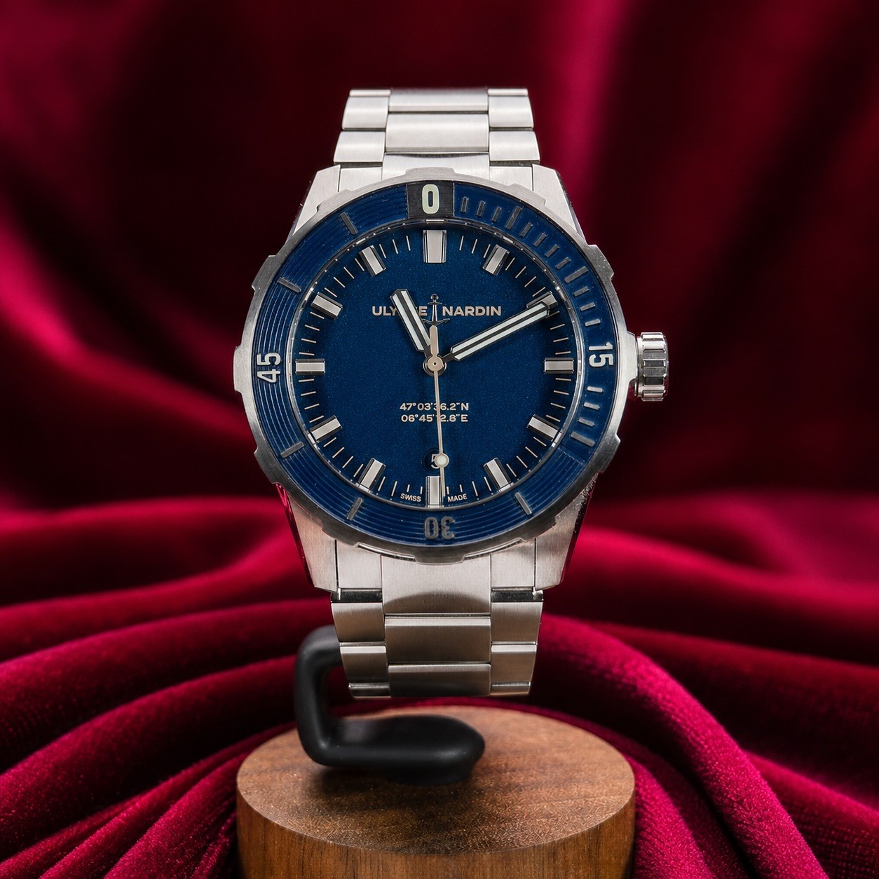 Ulysse Nardin Diver Full Set Blue Men’s Watch – 8163-175/93