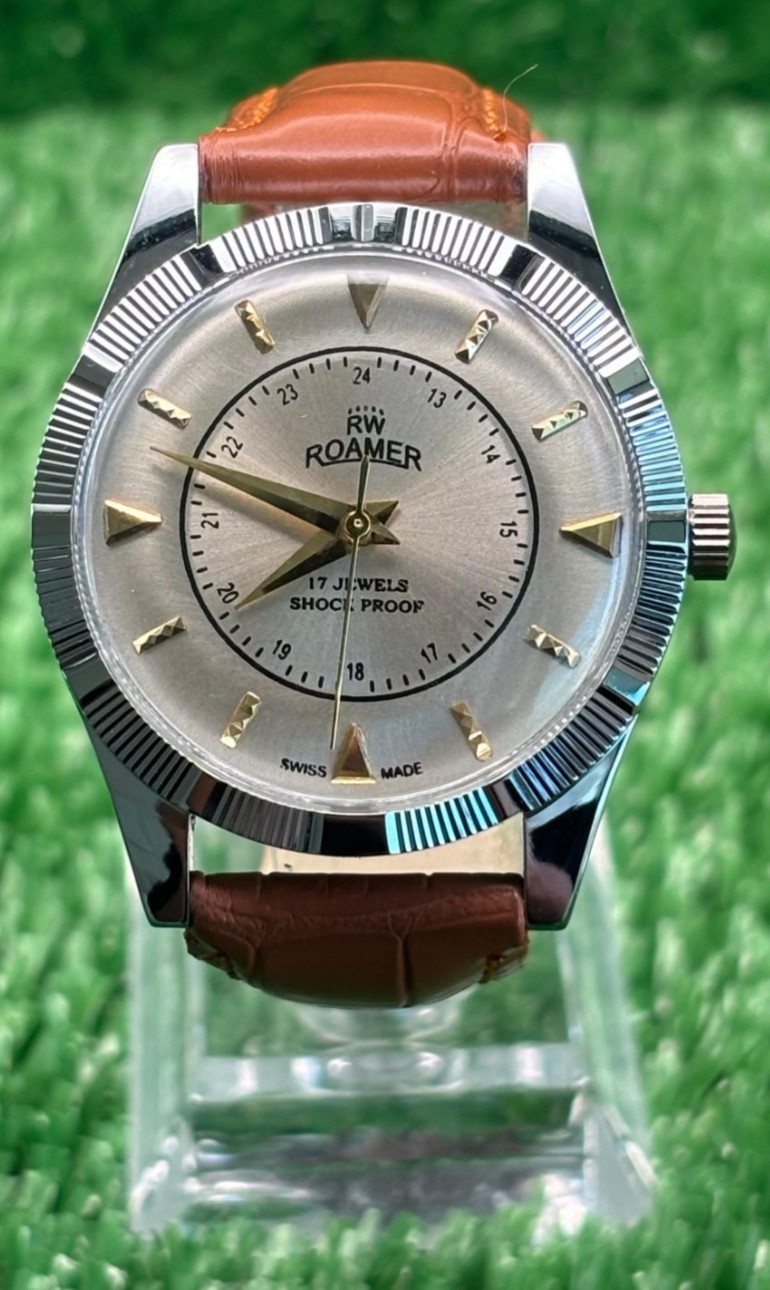 Rare Vintage Roamer ST96 Mechanical Men’s Wrist Watch – Mint