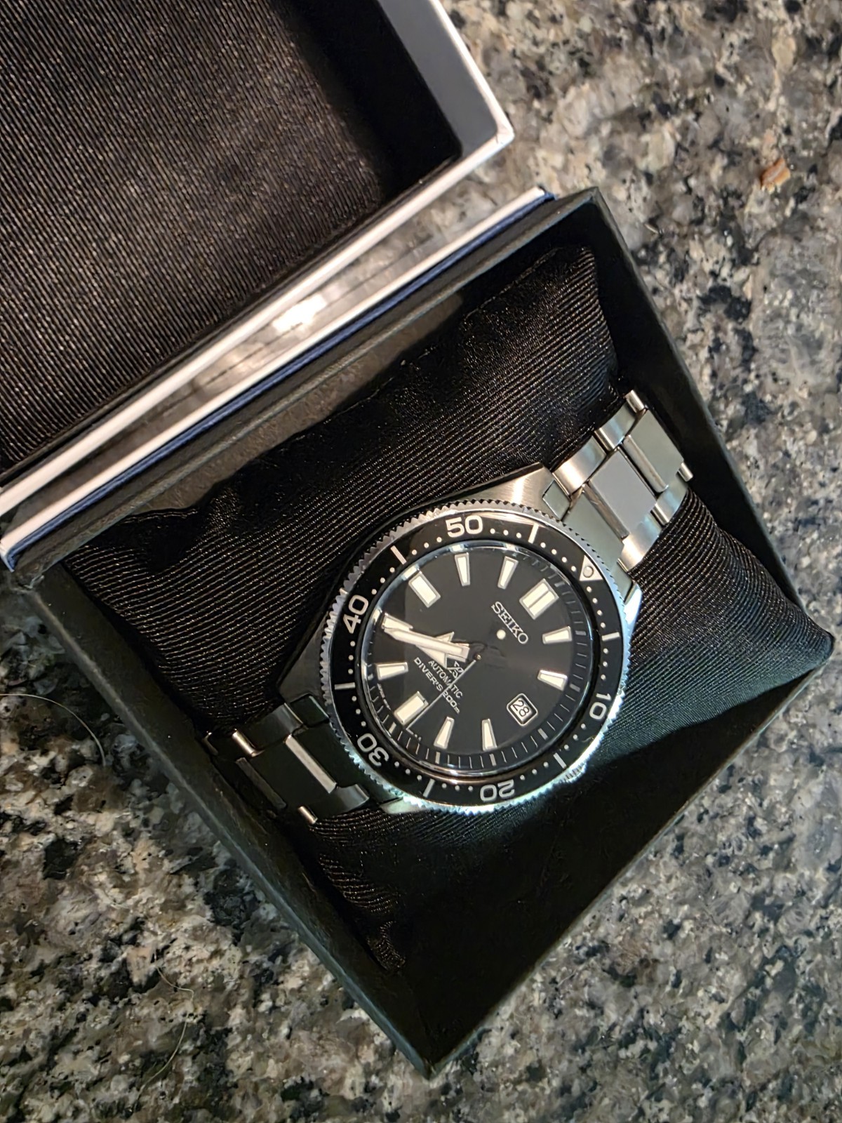 Seiko Prospex SPB051J1 62MAS Automatic Diver 200m 6R15 Black Full Set Near Mint