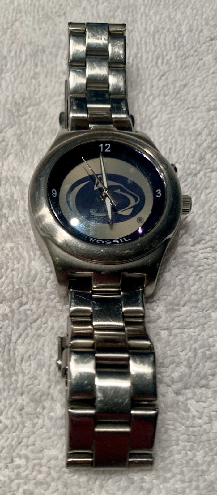 Fossil Kaleido LI2219 Penn State Men’s Quartz Watch New Battery