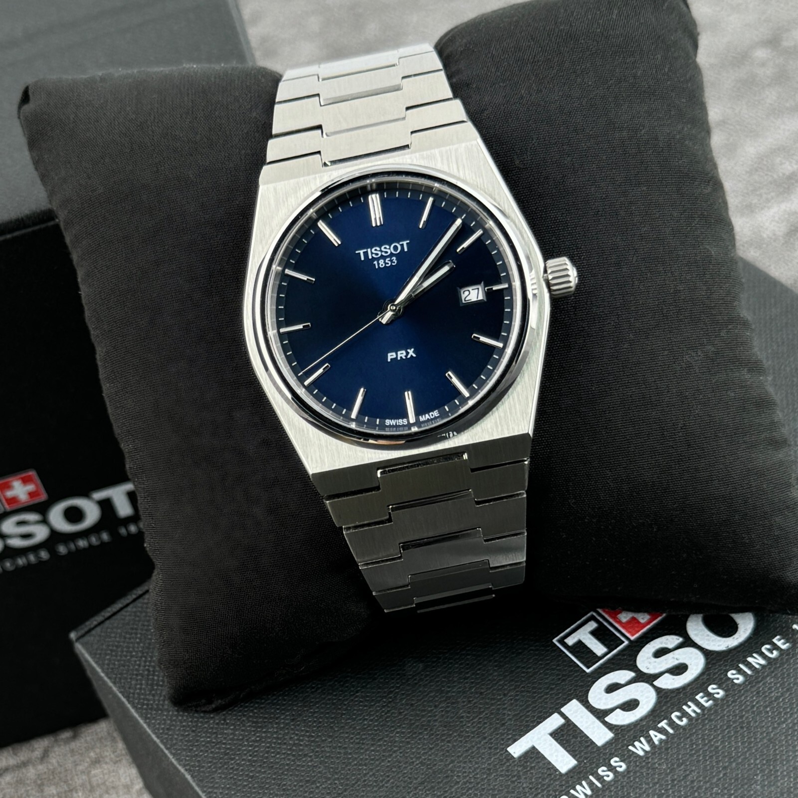 TISSOT PRX T Classic -STAINLESS STEEL Blue DIAL Men’s WATCH T137.410.11.041 40MM