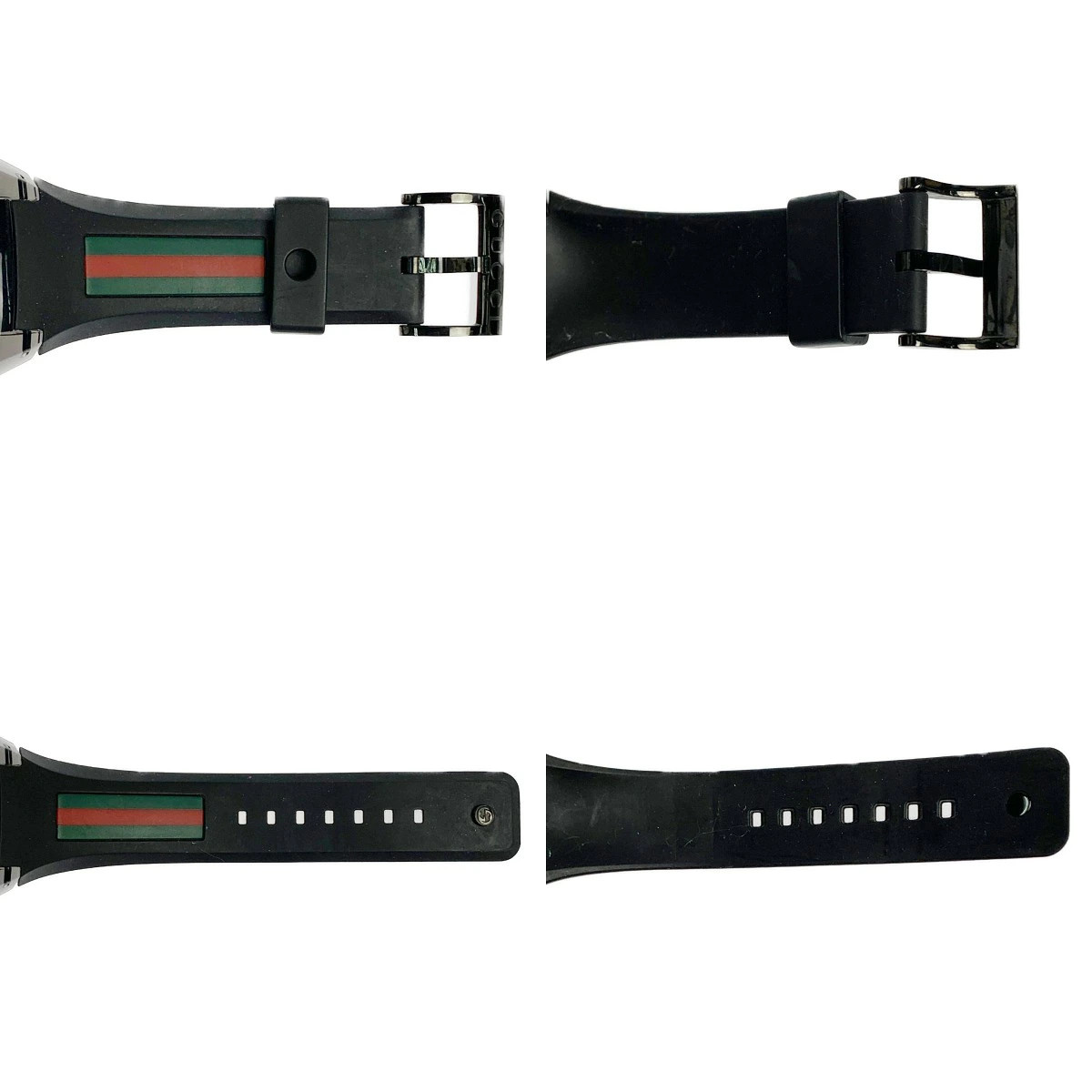 GUCCI Interlocking G Sink YA137107A Black Quartz SS Men’s Watch