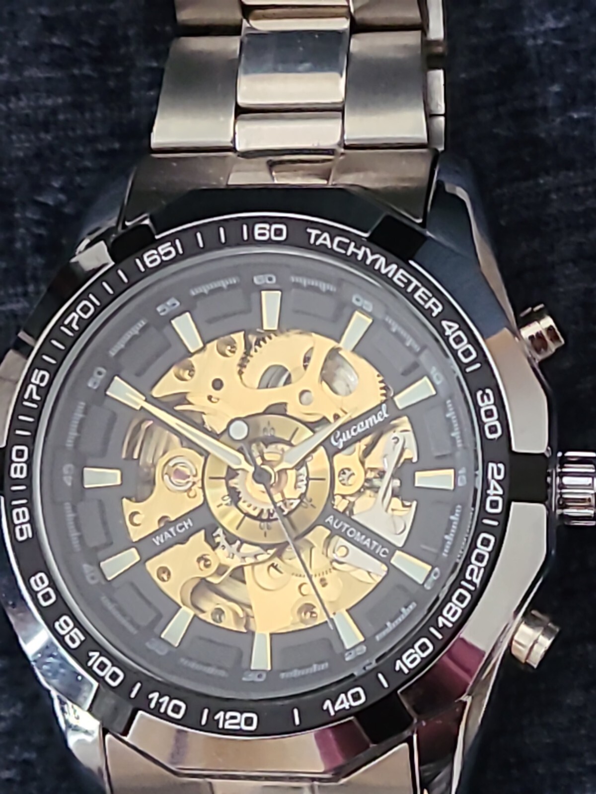 Skeleton Watch Men’s Automatic – see pics and videos in description