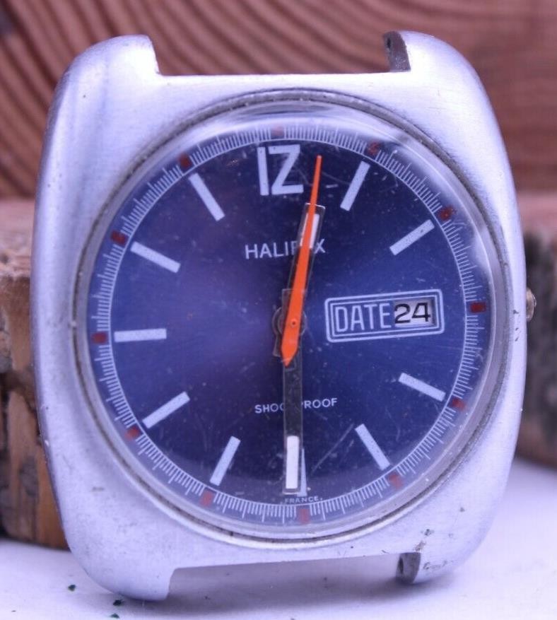 HALIFAX FRANCE MEN’S WRIST WATCH AMERIFRANC 35.4x40mm CASE 18.5mm LUG (A15)