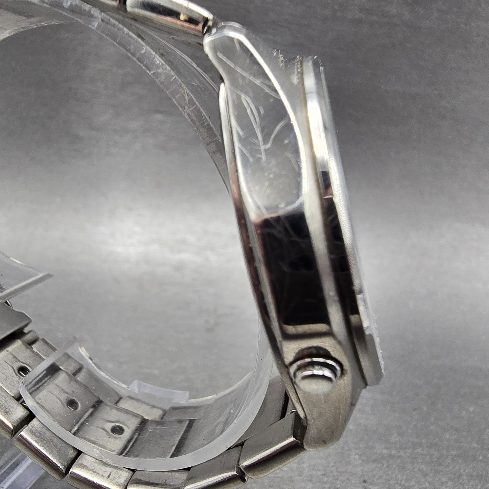 Casio Lineage Watch Men 40mm White Dial Titanium Analog Digital Solar Runs